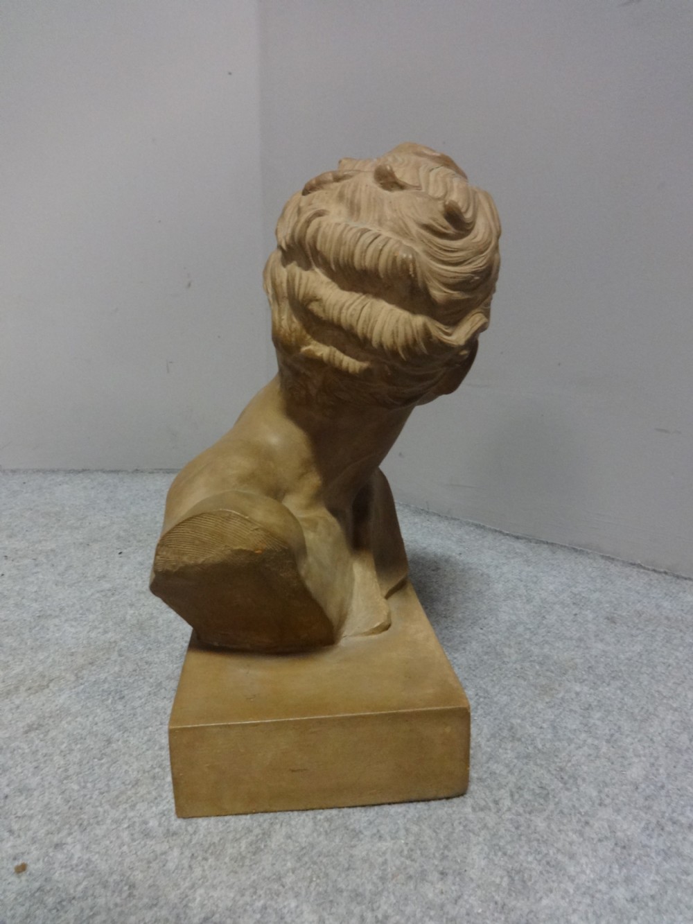 Signed French Terracotta Bust View IV