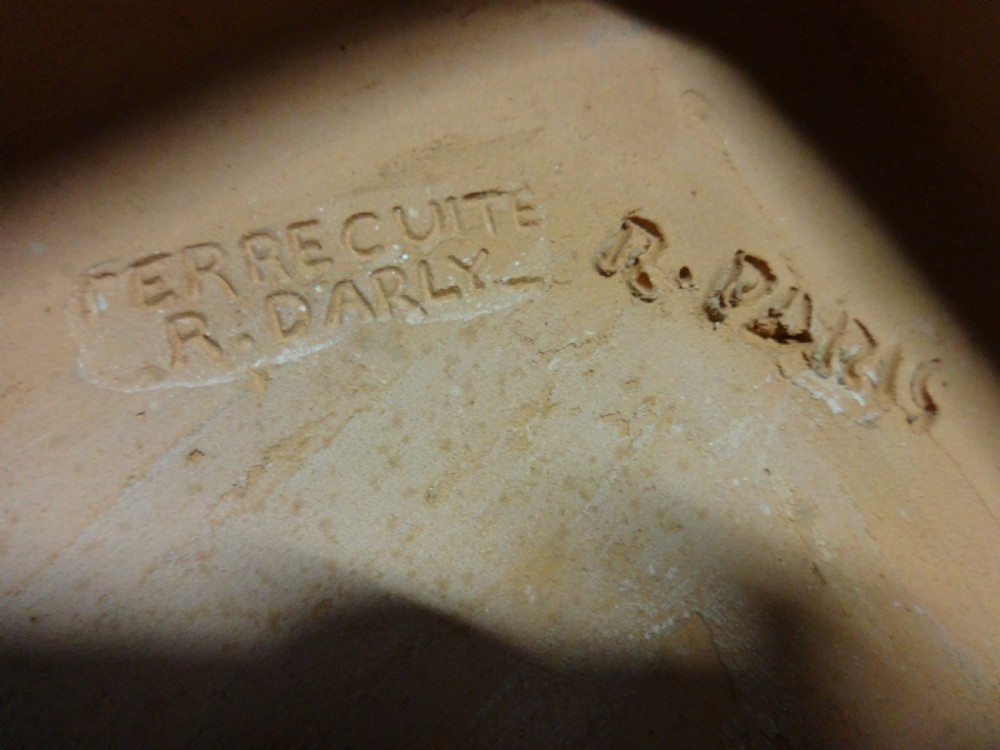 Signed French Terracotta Bust View VI
