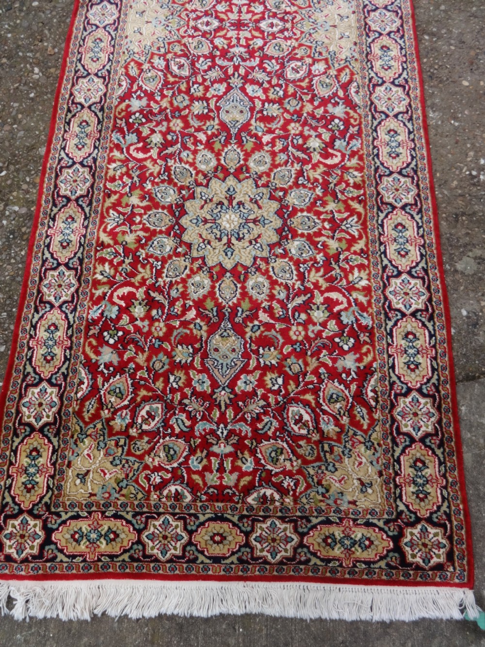 Huge Outstanding Kerman Silk Runner View II