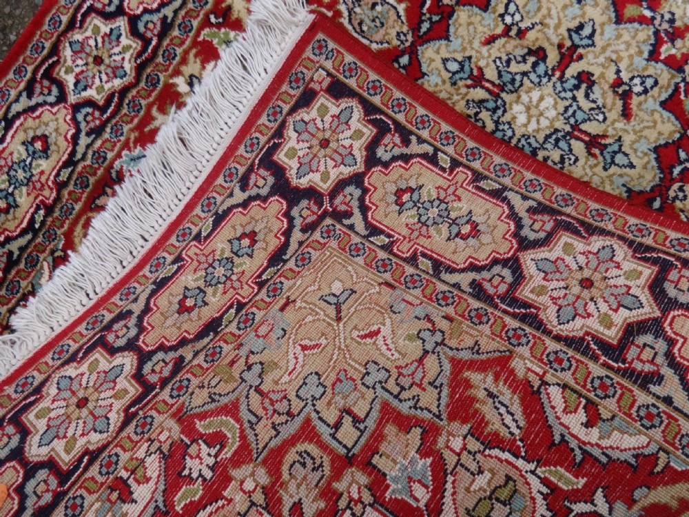 Huge Outstanding Kerman Silk Runner View III