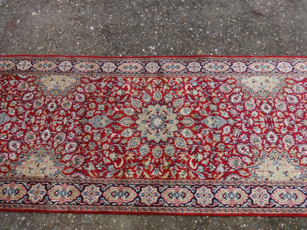Huge Outstanding Kerman Silk Runner View IV
