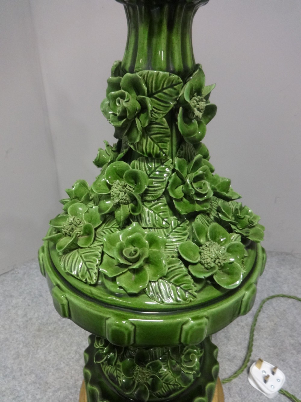 Striking Italian Porcelain Table Lamp View V