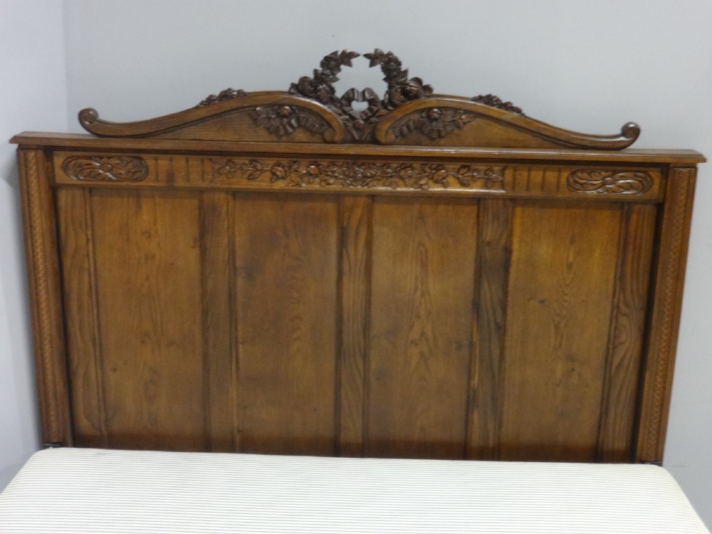 King Size French Oak Bed View III