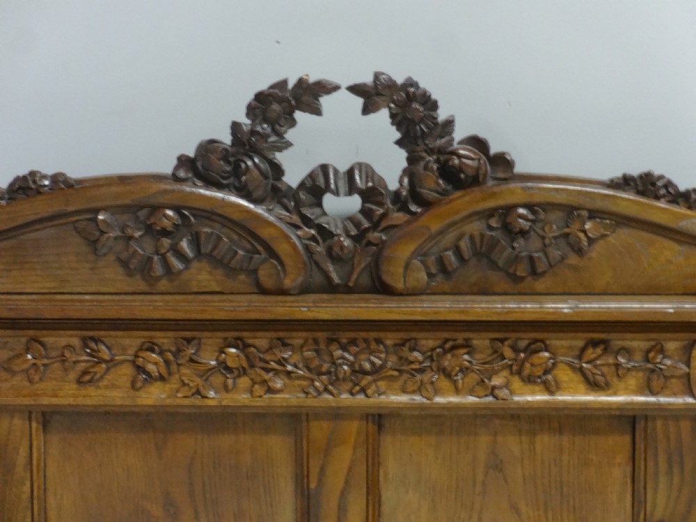 King Size French Oak Bed View IV