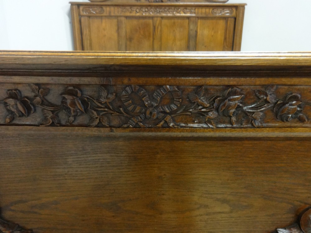 King Size French Oak Bed View VI