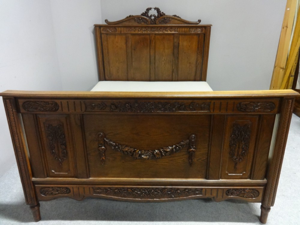 King Size French Oak Bed View VII