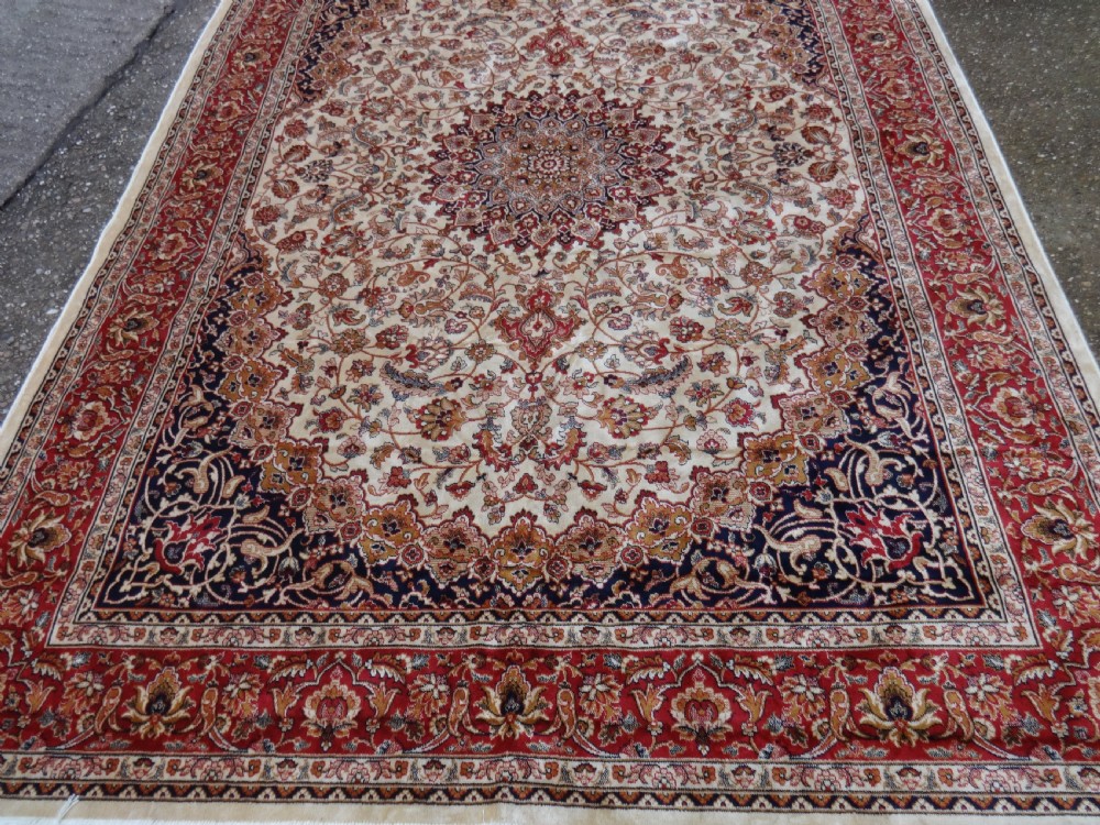 Lovely Keshan Silk Carpet View II