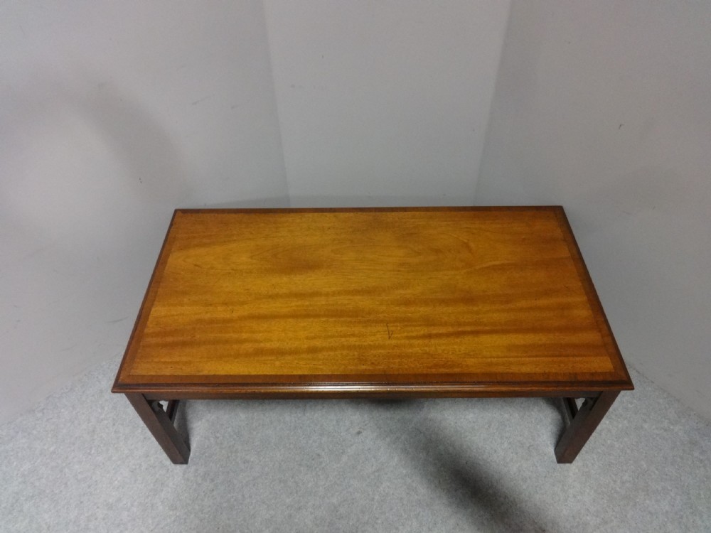 Very Good Mahogany Coffee Table View V