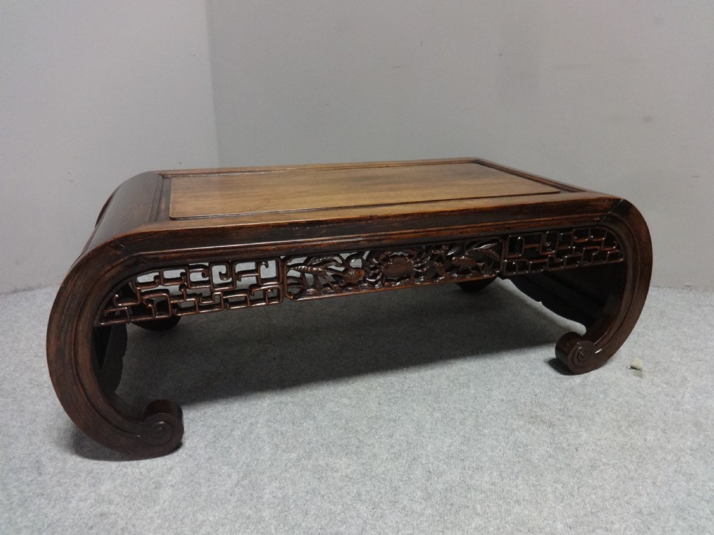Fabulous Padauk Wood Chinese Opium Table