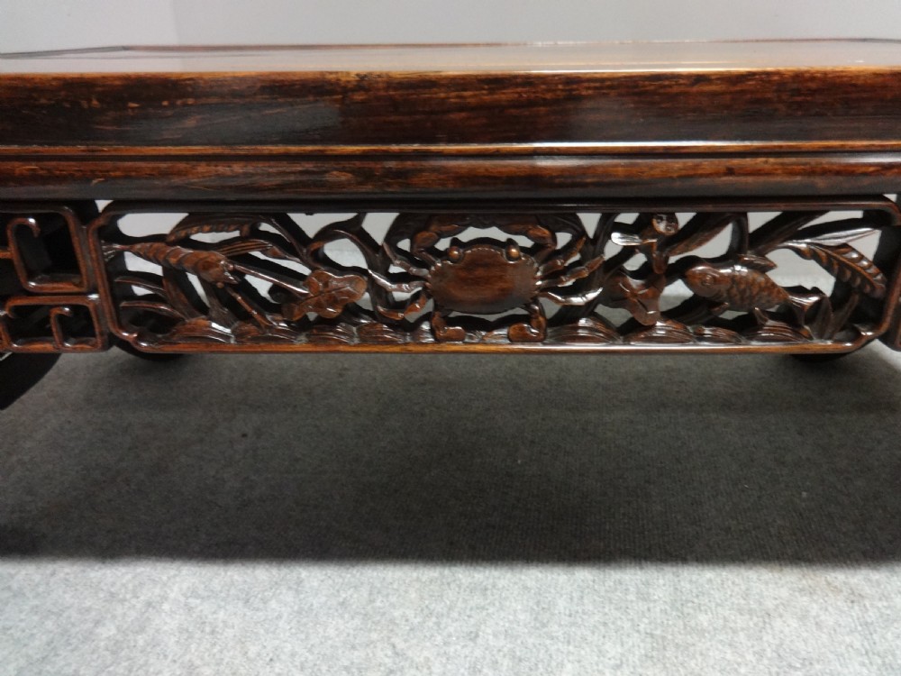 Fabulous Padauk Wood Chinese Opium Table View V
