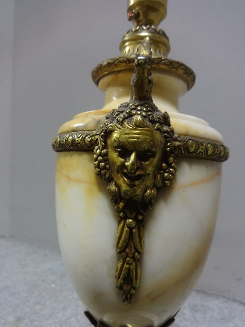 Top Quality Pair French Marble Table Lamps View IV