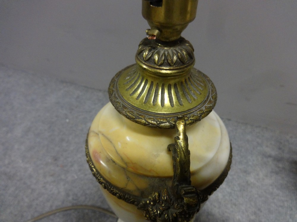 Top Quality Pair French Marble Table Lamps View VII