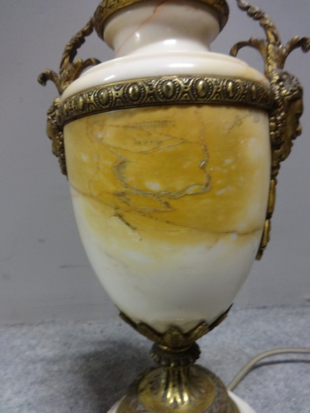 Top Quality Pair French Marble Table Lamps View VIII