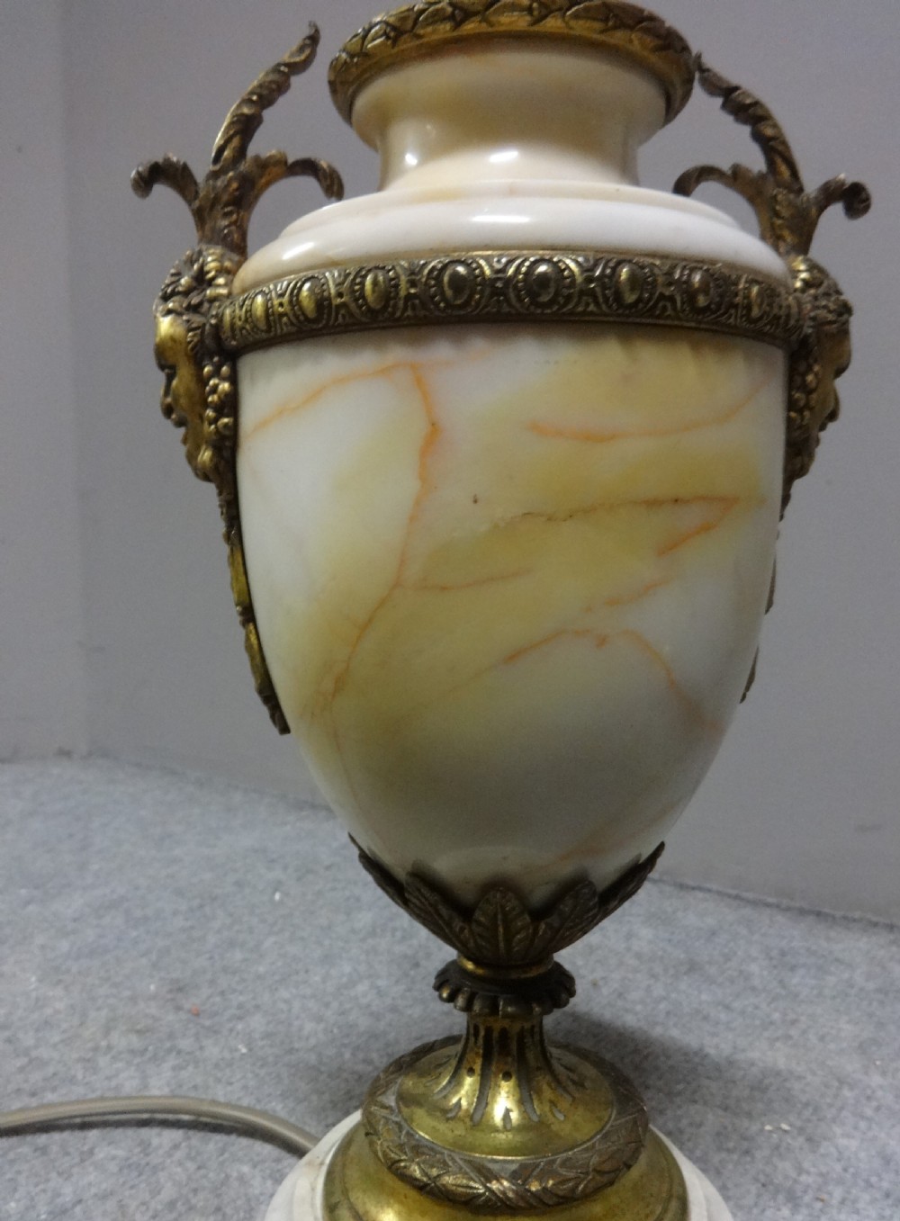 Top Quality Pair French Marble Table Lamps View IX