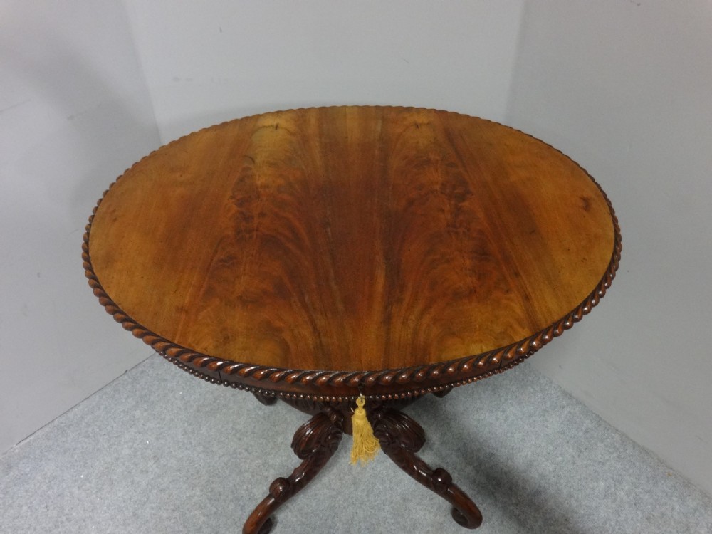 Excellent Quality Mahogany Pedestal Table View VIII