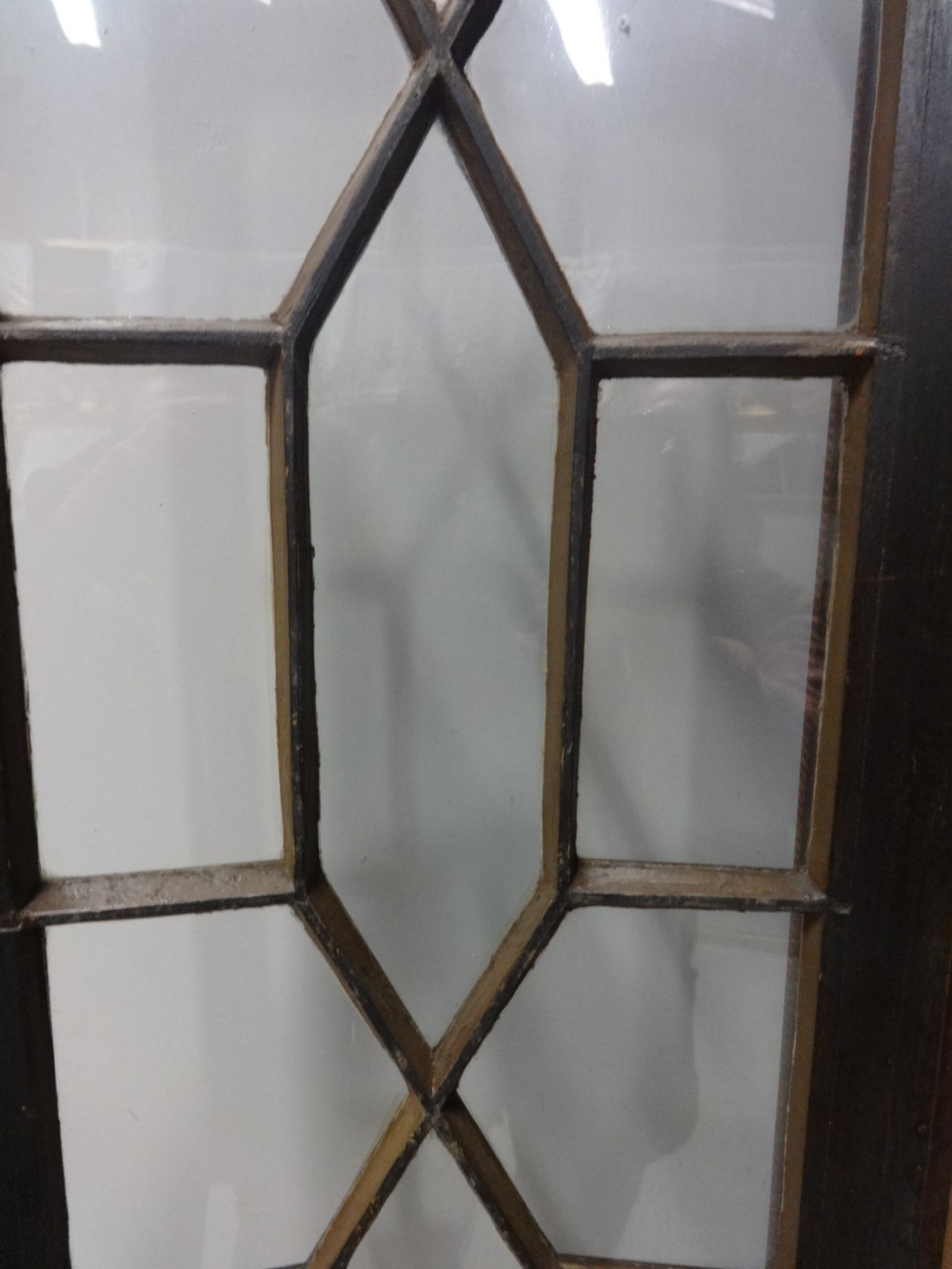 Georgian Inlaid Bowed Mahogany Corner Cabinet View X