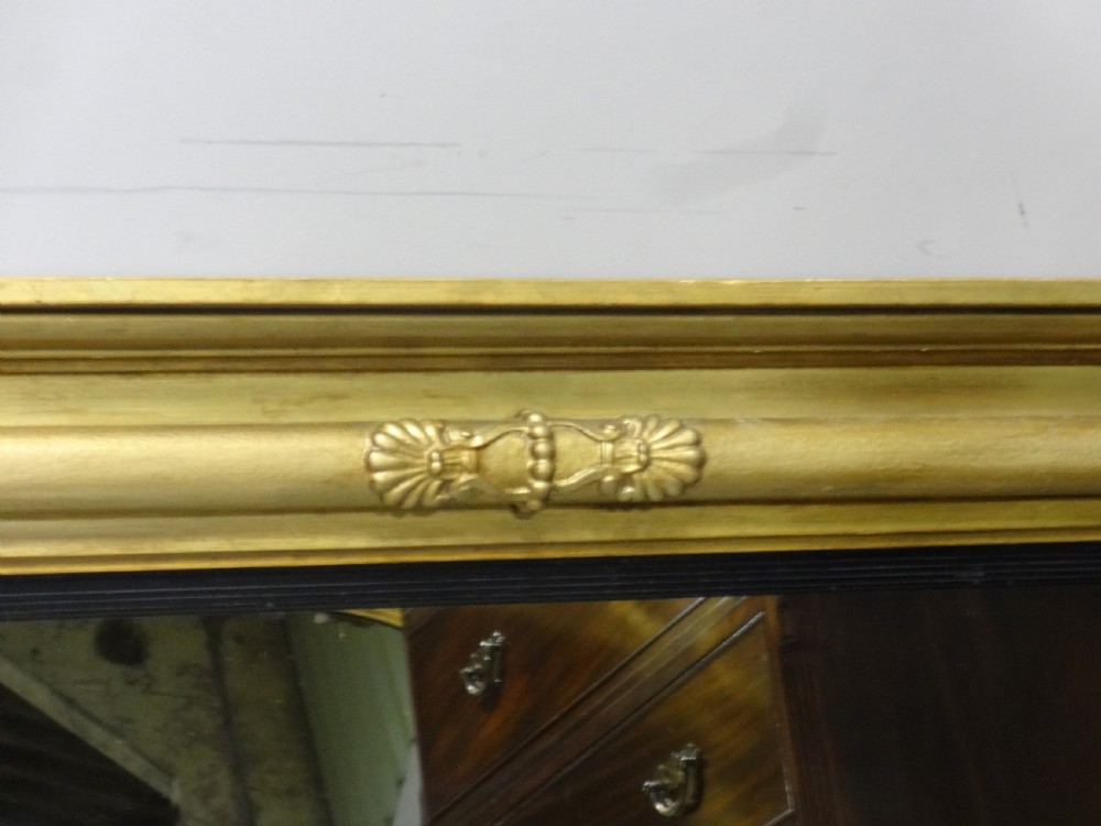 English Regency Gilt Overmantle Mirror View II