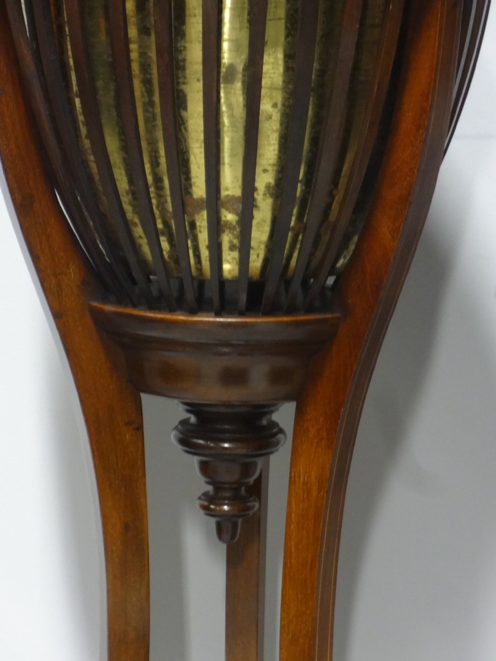 Good Pair Inlaid Mahogany Jardinere Planters View III