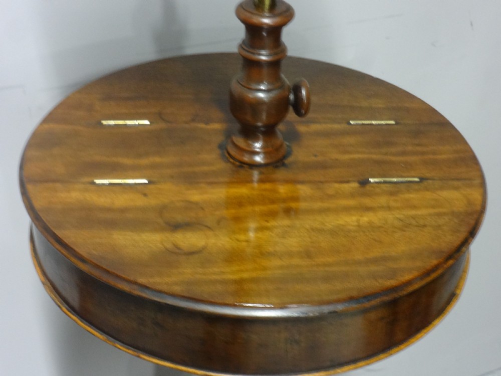 Victorian Mahogany Barbers Shaving Stand View III