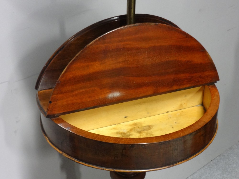 Victorian Mahogany Barbers Shaving Stand View IV
