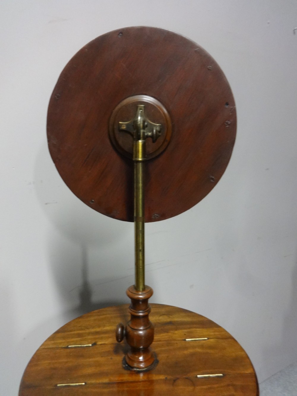 Victorian Mahogany Barbers Shaving Stand View VIII