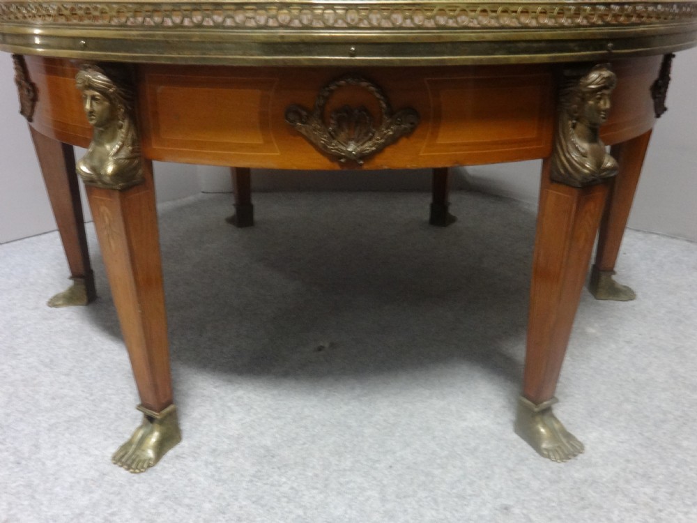 Very Pretty French Inlaid Coffee Table View III