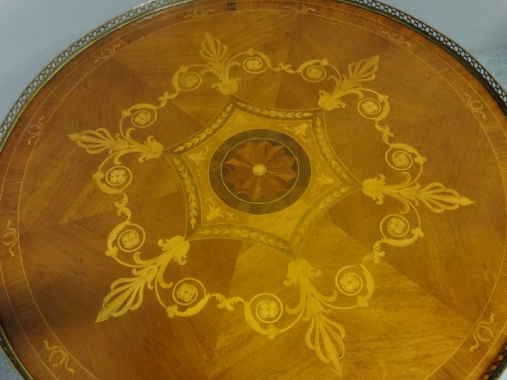 Very Pretty French Inlaid Coffee Table View XI