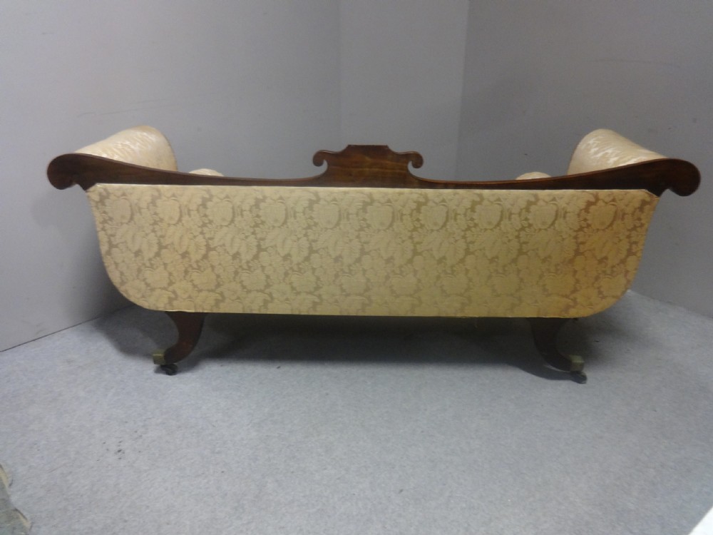 Fine Brass Inlaid Regency Couch View VIII