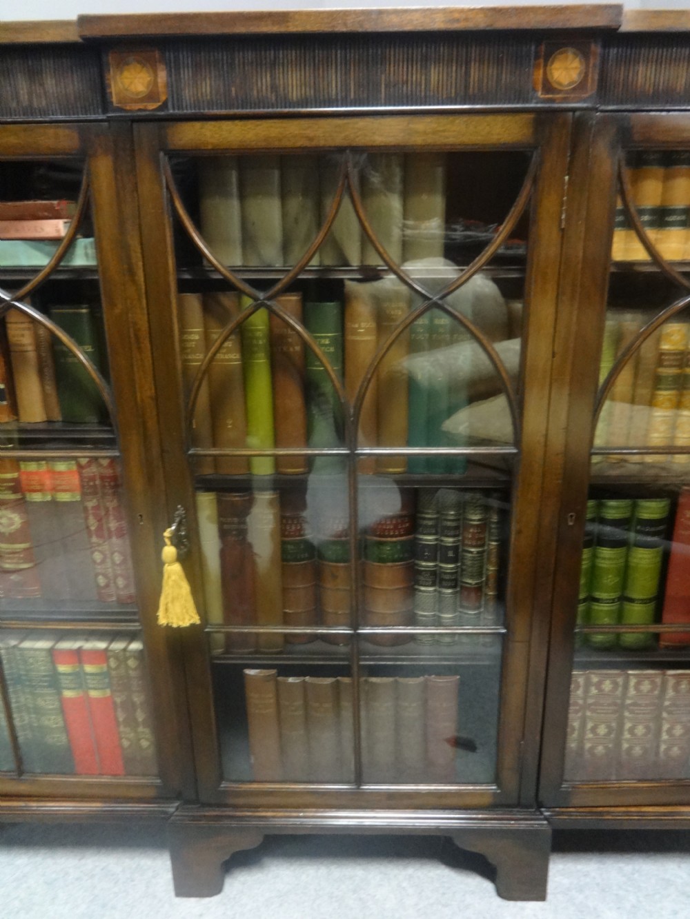 Very Good Three Door Bookcase  View IV