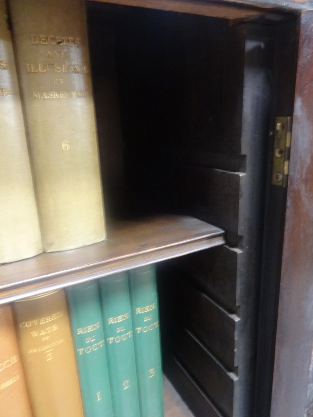 Very Good Three Door Bookcase  View V