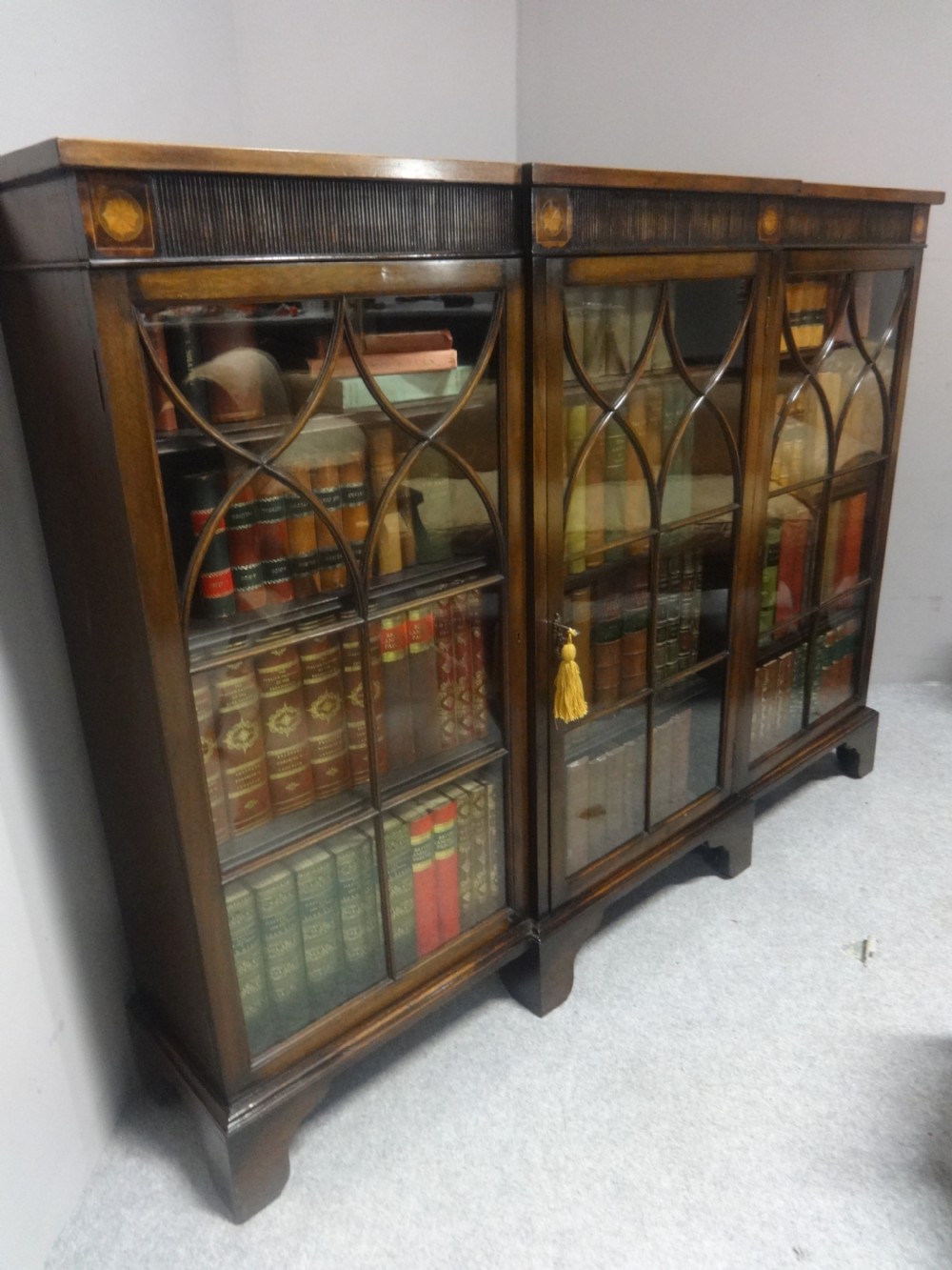 Very Good Three Door Bookcase  View VIII