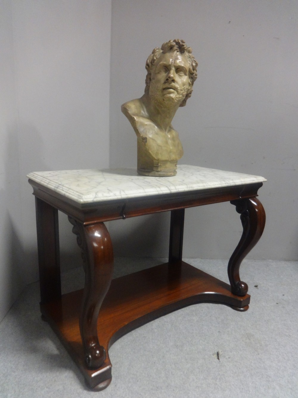 Fabulous  Mahogany Console Table View IV