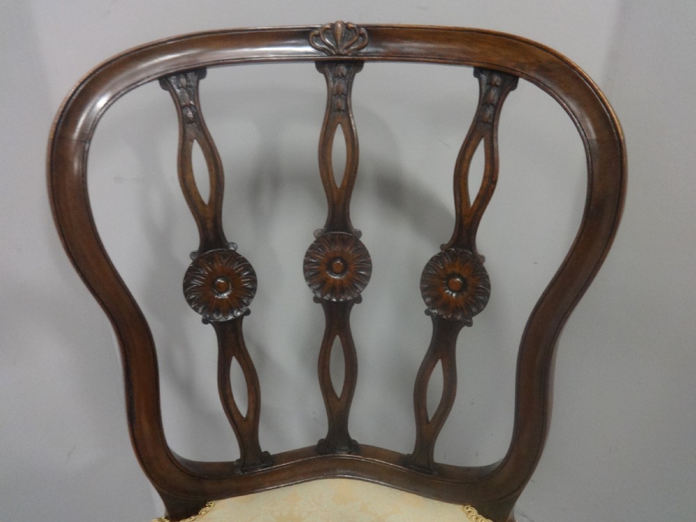 Set Eight Adams Mahogany Dining Chairs View IV