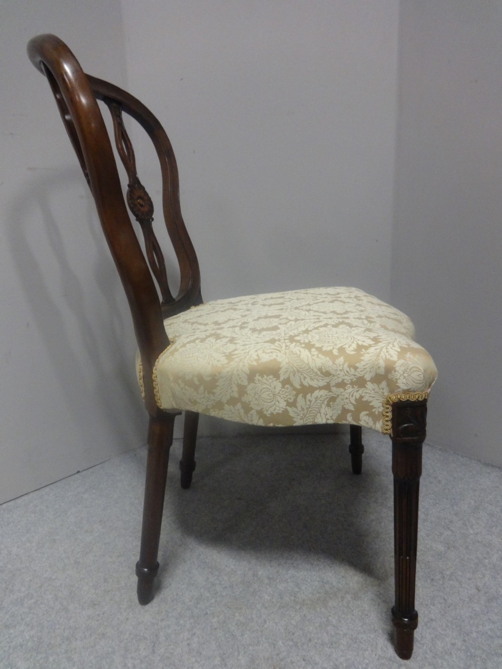 Set Eight Adams Mahogany Dining Chairs View VI