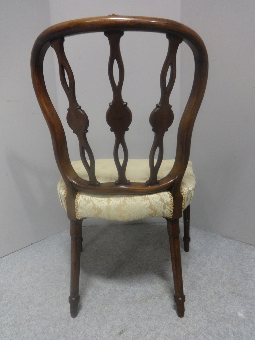 Set Eight Adams Mahogany Dining Chairs View VII