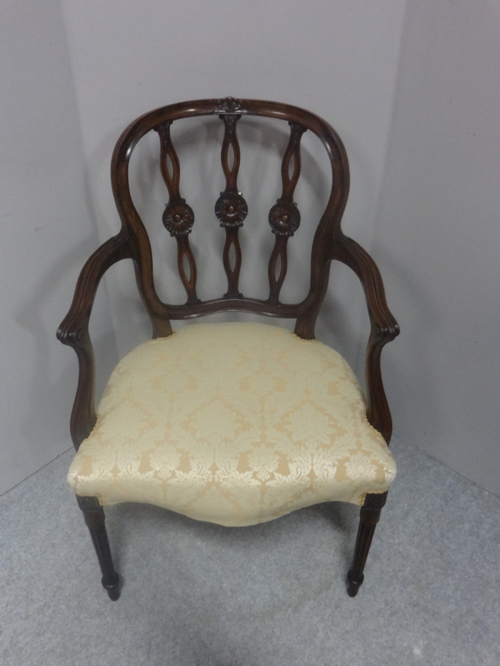 Set Eight Adams Mahogany Dining Chairs View X