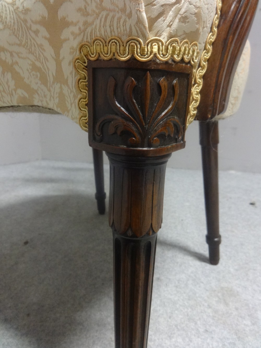 Set Eight Adams Mahogany Dining Chairs View XIX