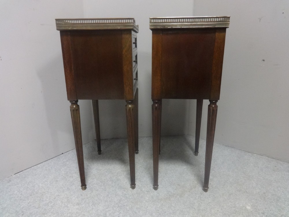 Good Pair French Empire Bedside Chests of Drawers View II