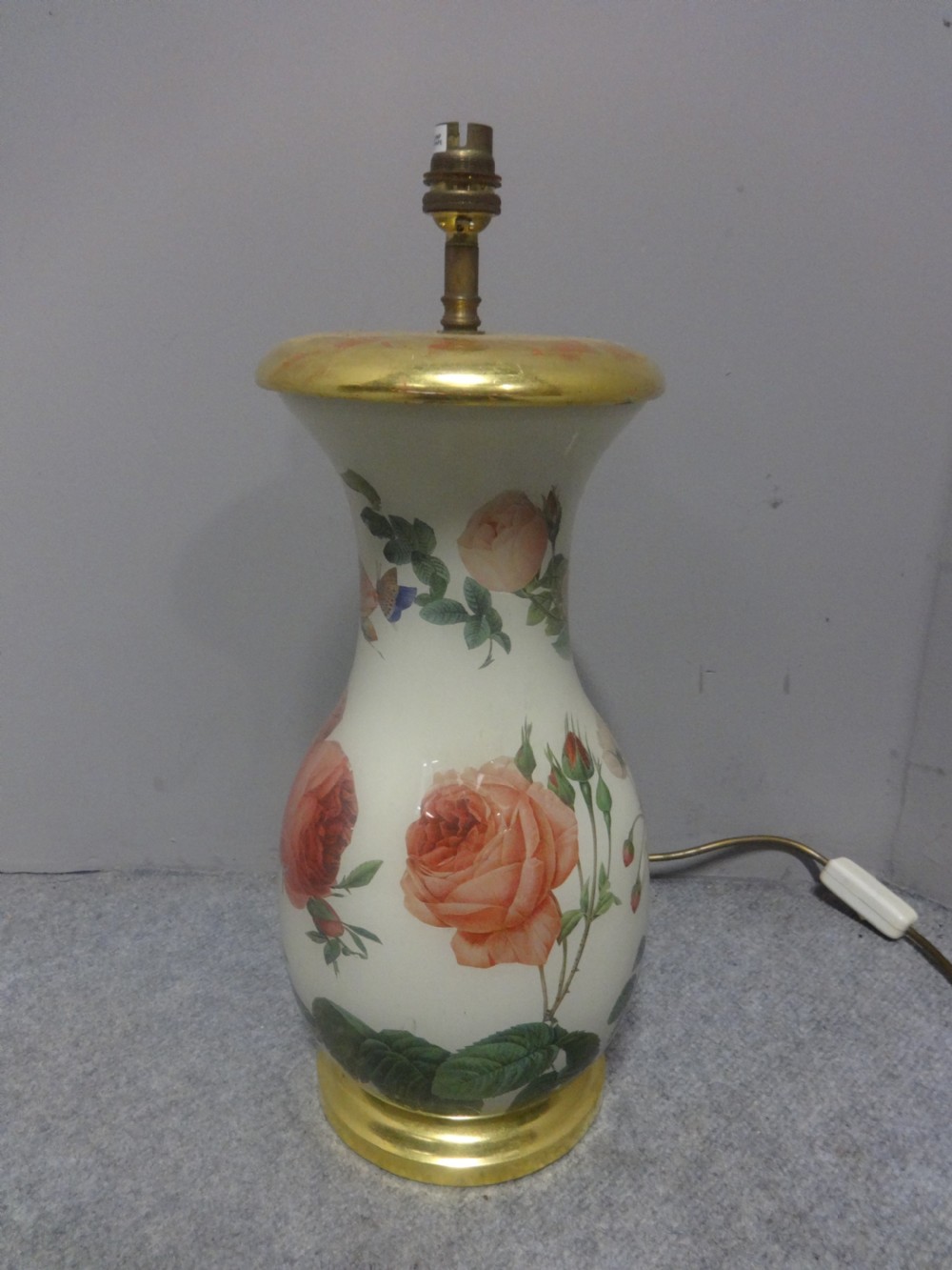 Large Porcelain Lamp Base