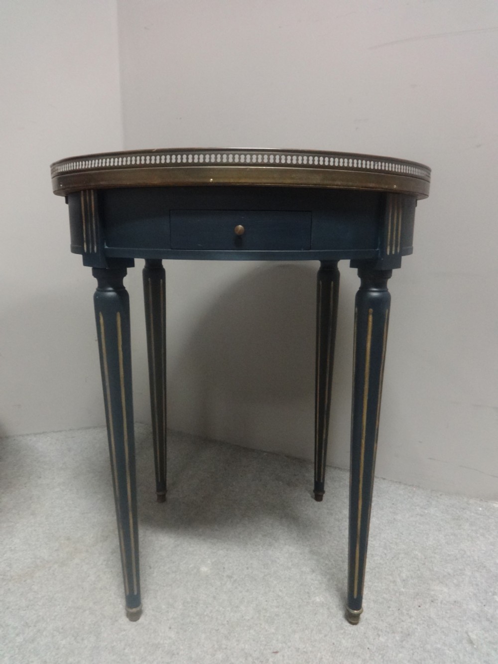 Very Near Pair French Marble Topped Gueridon Tables View V