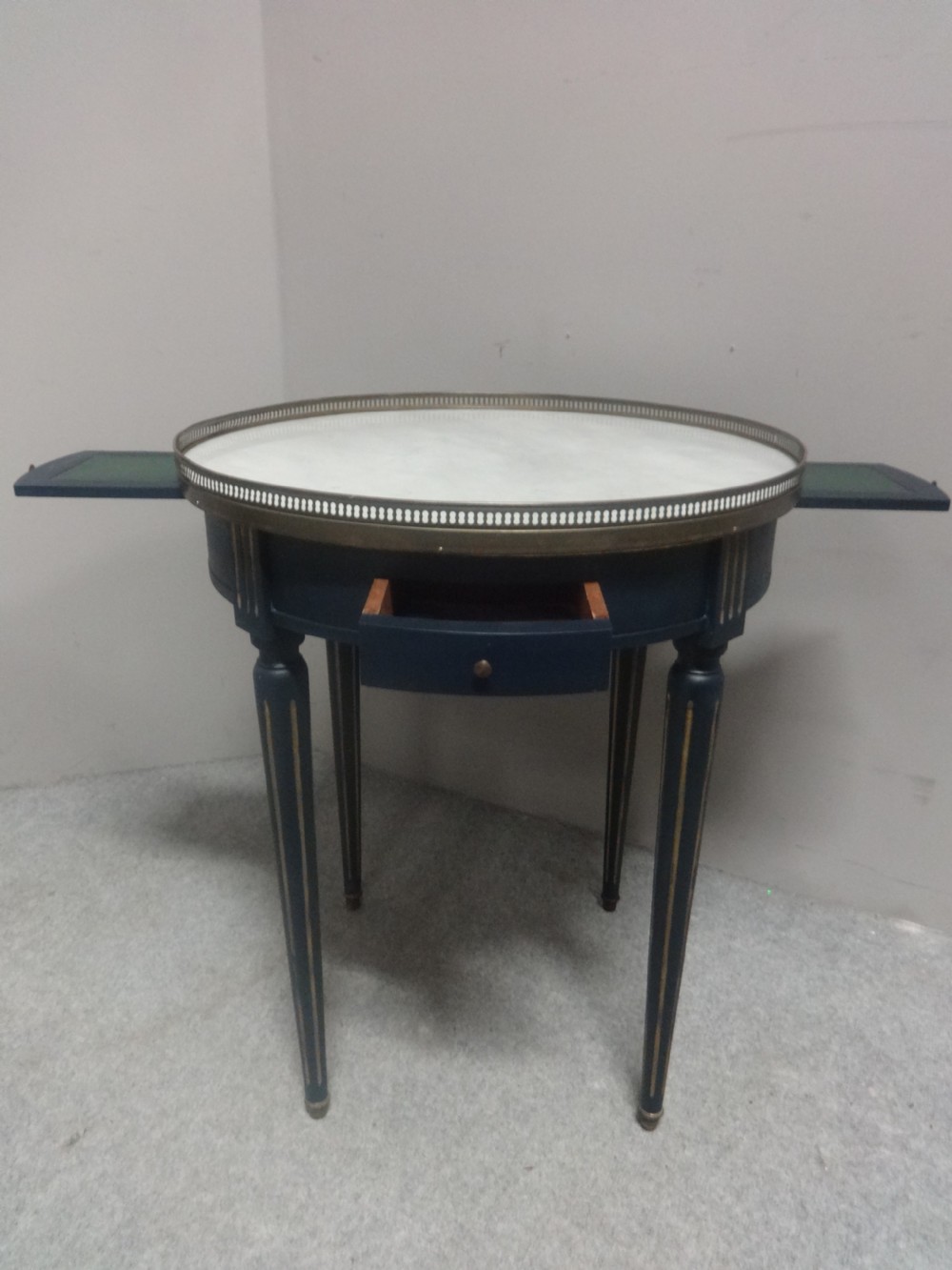Very Near Pair French Marble Topped Gueridon Tables View VII