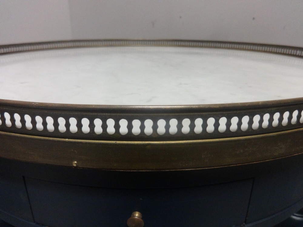 Very Near Pair French Marble Topped Gueridon Tables View VIII