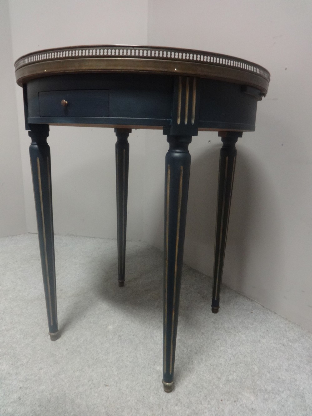 Very Near Pair French Marble Topped Gueridon Tables View IX