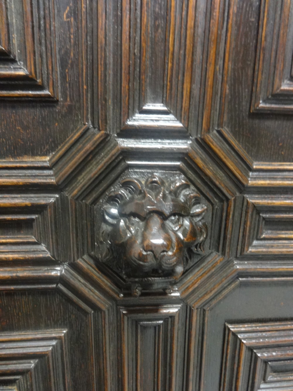 Good Victorian Carved Oak Bookcase  View X