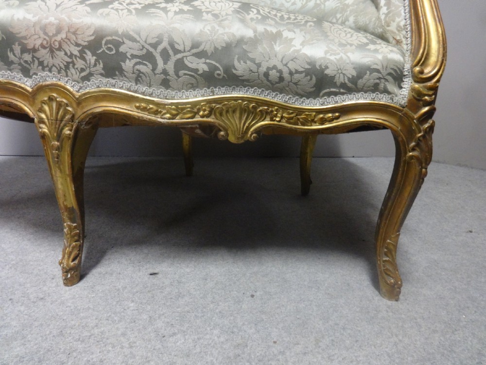 Super Two Seater Gilt Sofa View III