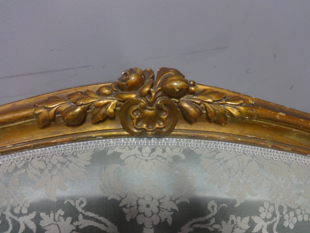 Super Two Seater Gilt Sofa View V