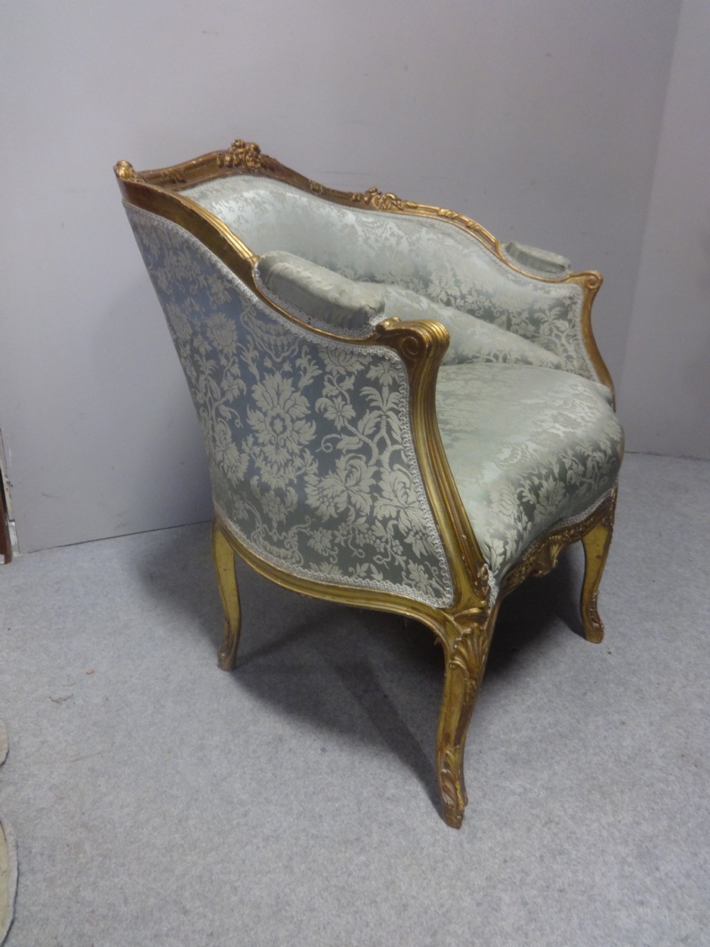 Super Two Seater Gilt Sofa View VIII