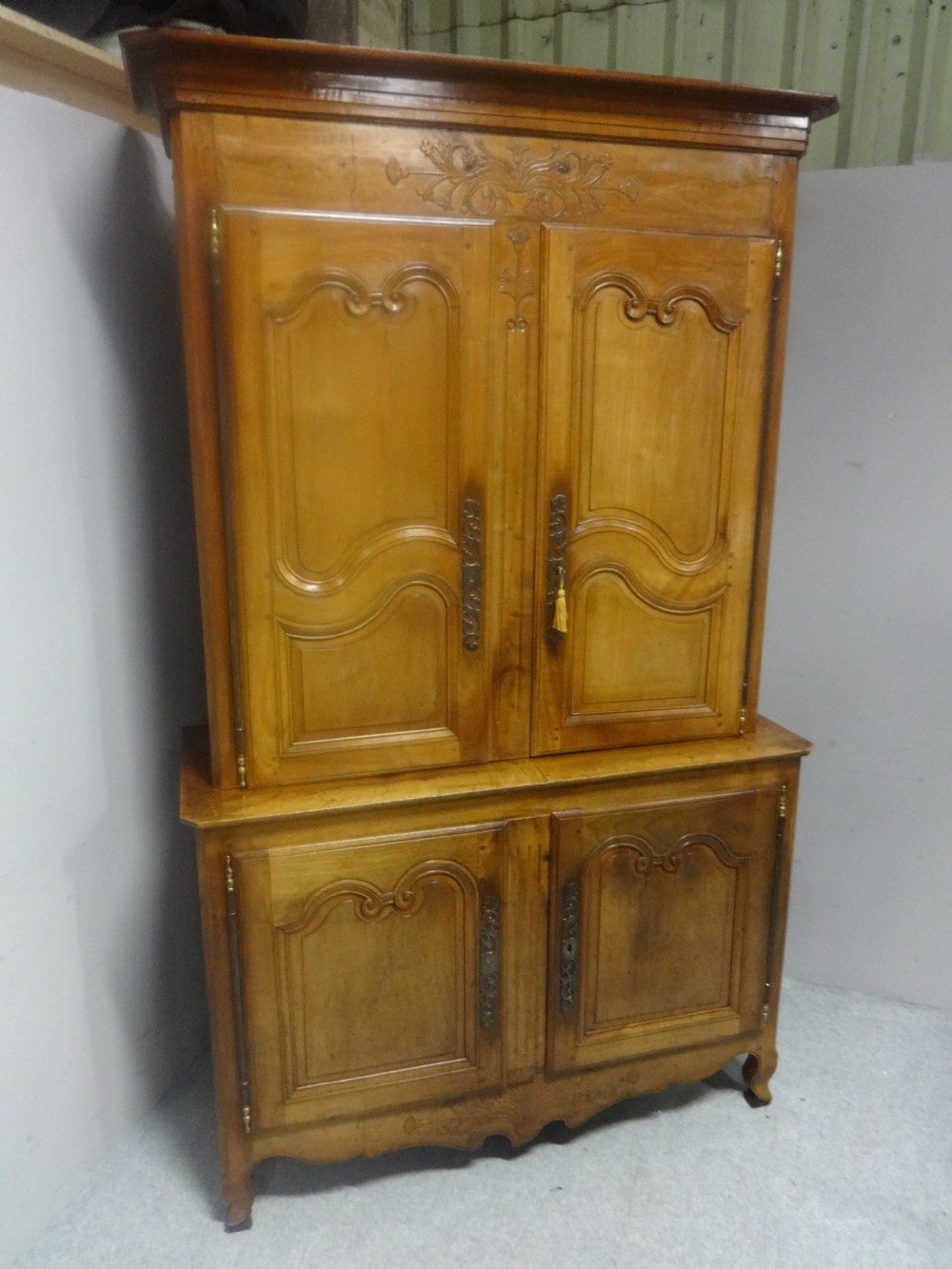 Fabulous French Provincial Fruitwood Cupboard View II