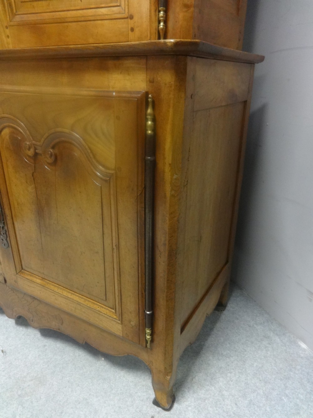 Fabulous French Provincial Fruitwood Cupboard View V
