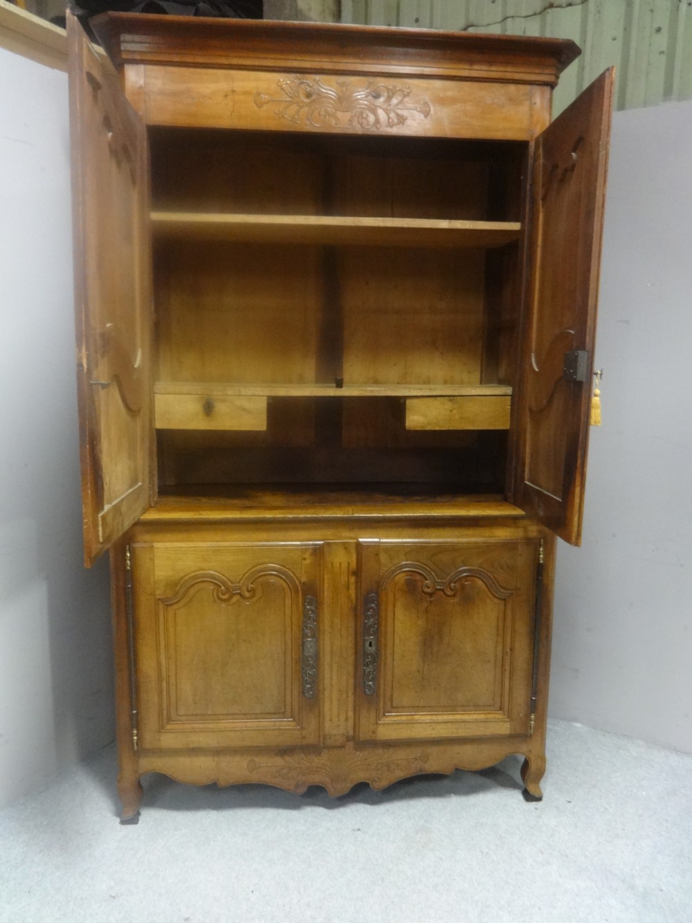 Fabulous French Provincial Fruitwood Cupboard View IX